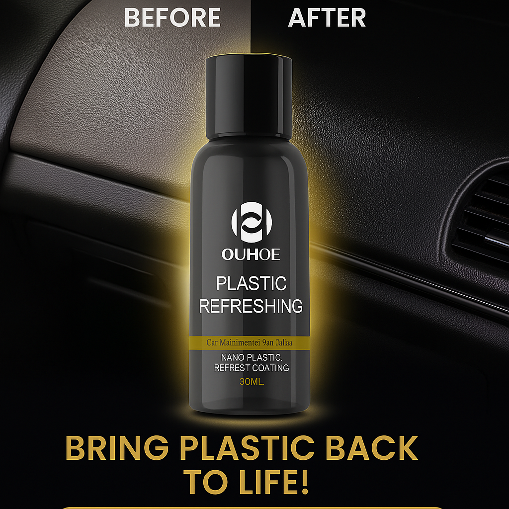 Nano Plastic Revitalizing Coating Agent for Car 100ml (Pack of 2)
