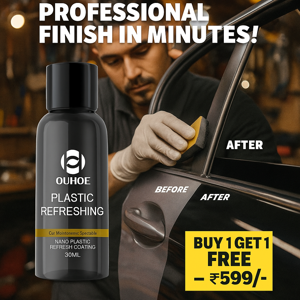 Nano Plastic Revitalizing Coating Agent for Car 100ml (Pack of 2)
