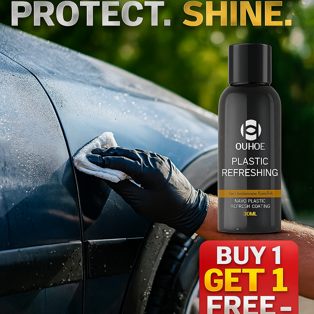 Nano Plastic Revitalizing Coating Agent for Car 100ml (Pack of 2)
