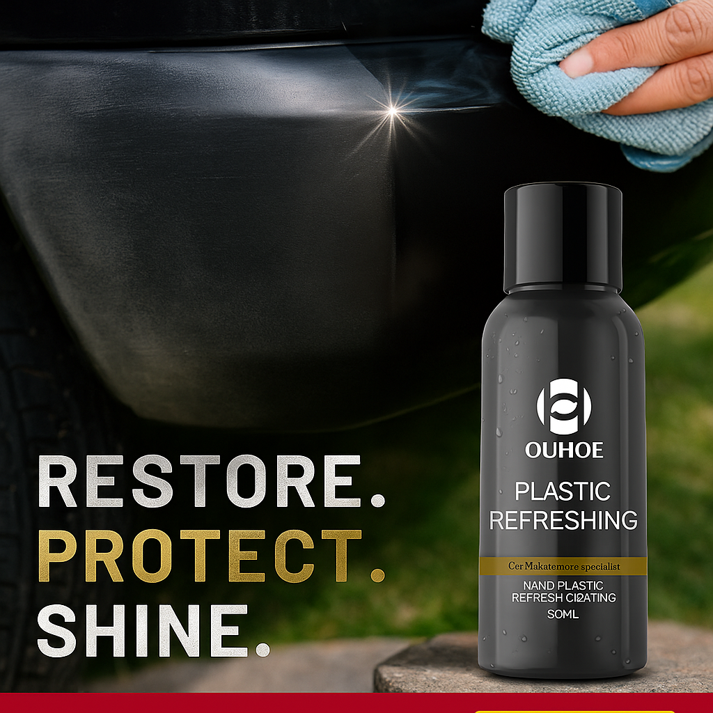 Nano Plastic Revitalizing Coating Agent for Car 100ml (Pack of 2)