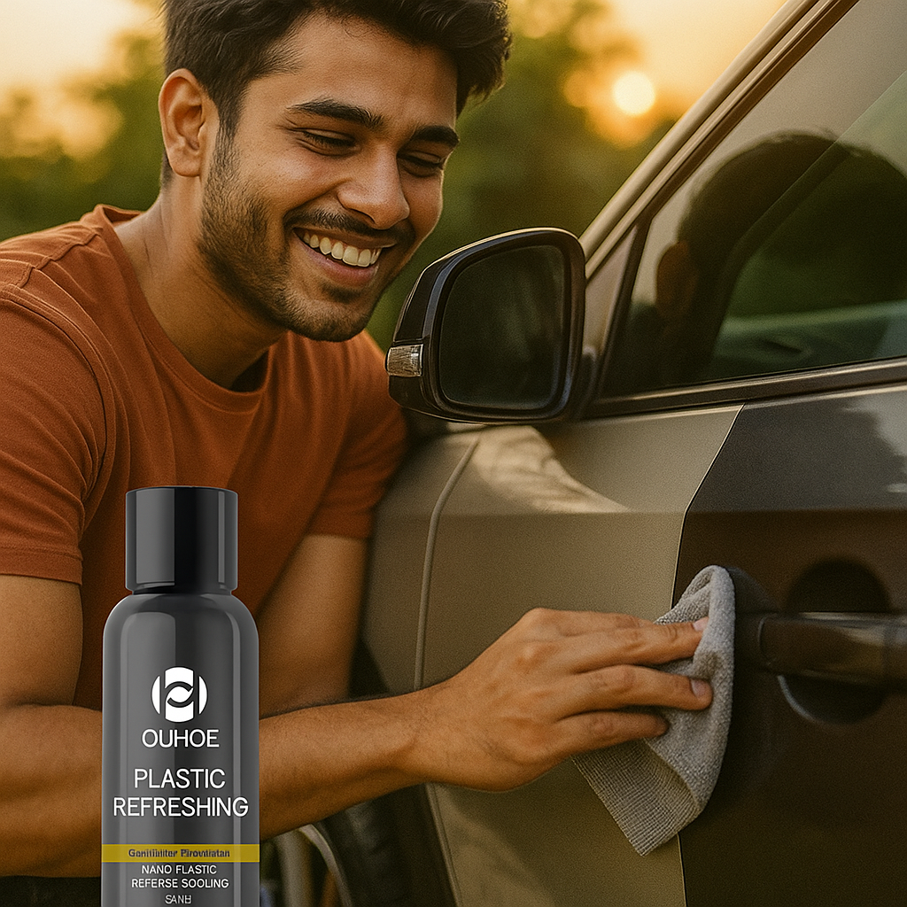 Nano Plastic Revitalizing Coating Agent for Car 100ml (Pack of 2)