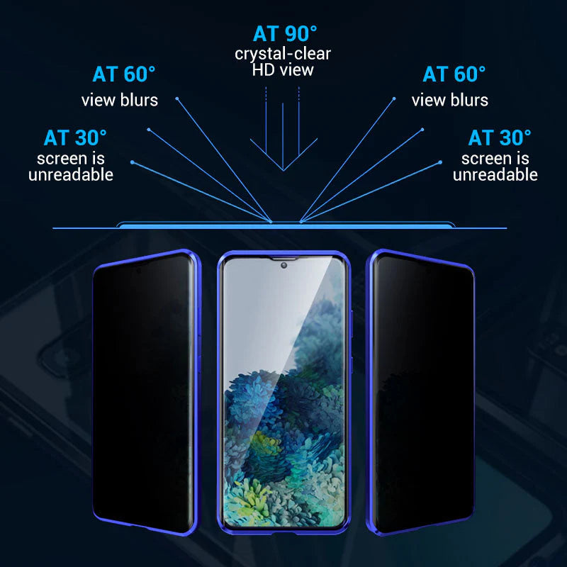 💥Magnetic Tempered Glass Double-sided Phone Case For Samsung S23-S25 Series
