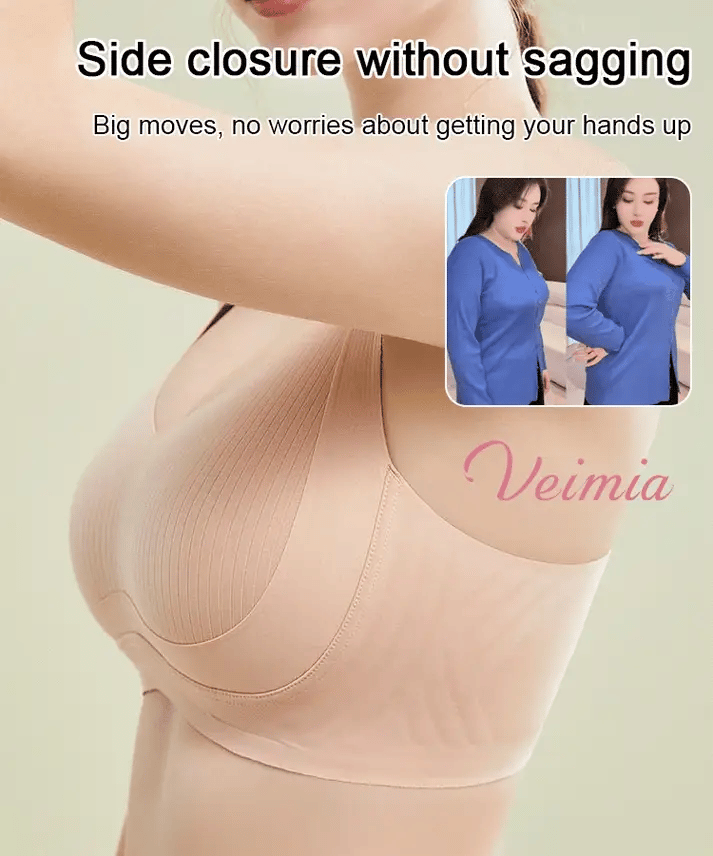 🔥LIMITED TIME OFFER🏆Wire-Free Non-Marking Skin-Friendly Push-Up Bra 🔥(Pack of 4)