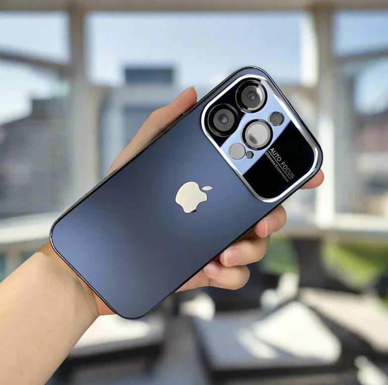 Premium Chromatic Lens Glass Case For iPhone