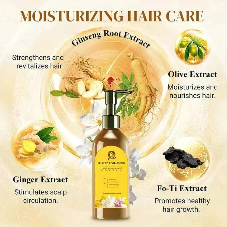 Hair Dye Shampoo® - Natural Hair Color Shampoo (2 Bottle)
