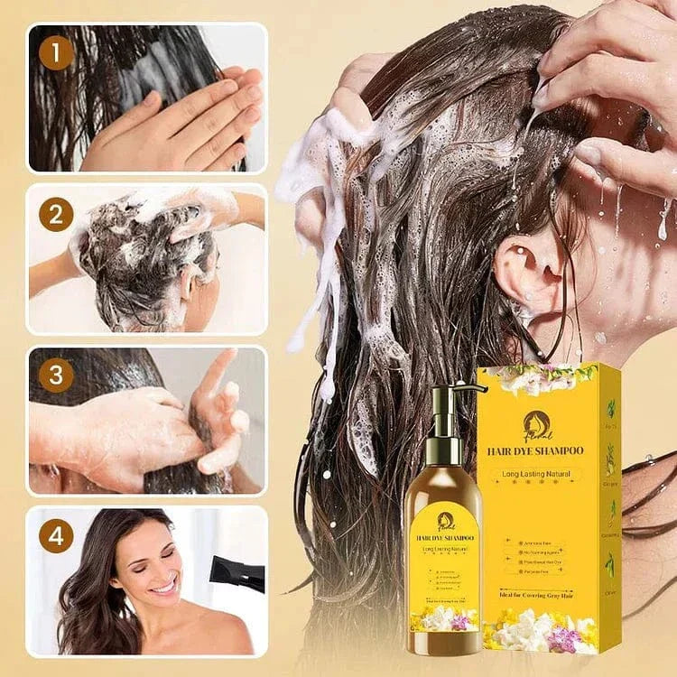 Hair Dye Shampoo® - Natural Hair Color Shampoo (2 Bottle)