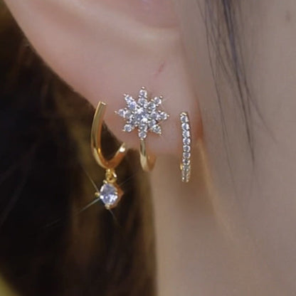 Sparkling Claw Earrings For Women